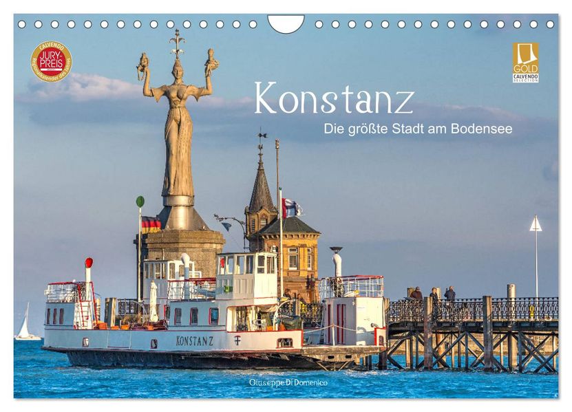 Konstanz - die größte Stadt am Bodensee (Wandkalender 2027 DIN A4 quer) CALVENDO Monatskalender