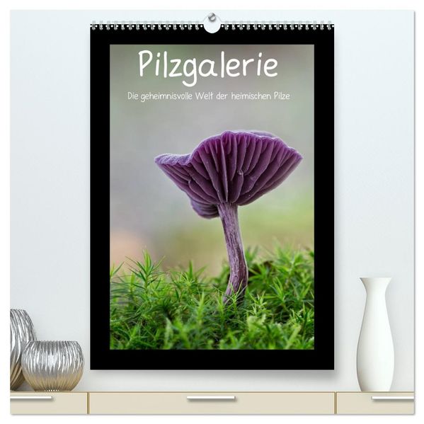 Pilzgalerie - Die geheimnisvolle Welt der heimischen Pilze (hochwertiger Premium Wandkalender 2027 DIN A2 hoch) Kunstdruck in Hochglanz