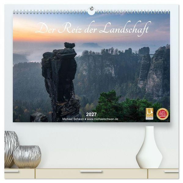 Der Reiz der Landschaft (hochwertiger Premium Wandkalender 2027 DIN A2 quer) Kunstdruck in Hochglanz