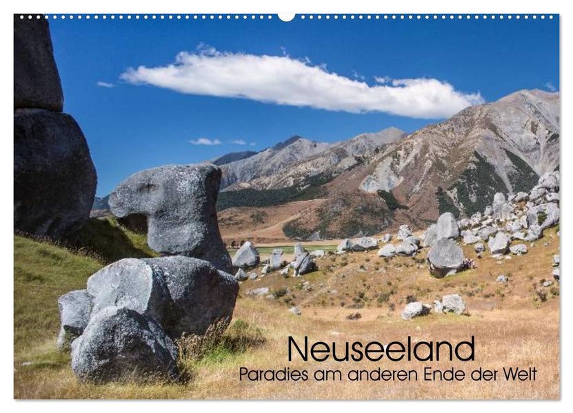 Neuseeland - Paradies am anderen Ende der Welt (Wandkalender 2027 DIN A2 quer) CALVENDO Monatskalender