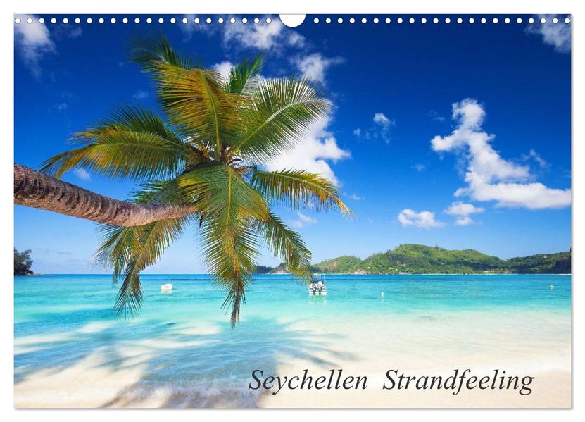 Seychellen Strandfeeling (Wandkalender 2027 DIN A3 quer) CALVENDO Monatskalender