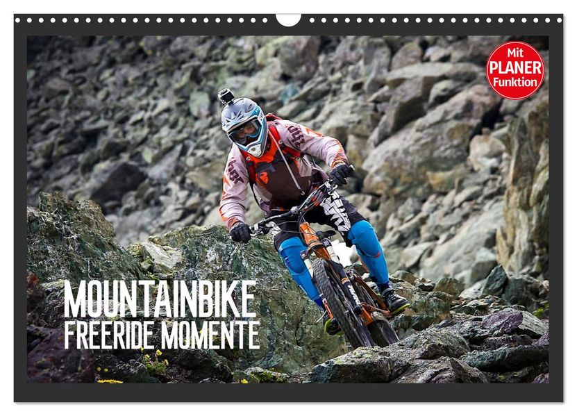 Mountainbike Freeride Momente (Wandkalender 2027 DIN A3 quer) CALVENDO Monatskalender