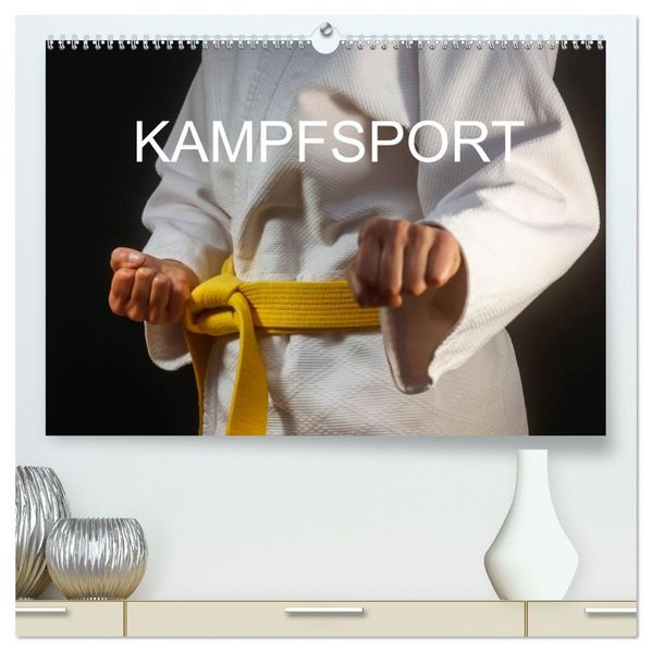 Kampfsport (hochwertiger Premium Wandkalender 2027 DIN A2 quer) Kunstdruck in Hochglanz