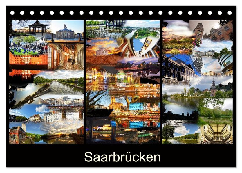 Saarbrücken (Tischkalender 2027 DIN A5 quer) CALVENDO Monatskalender