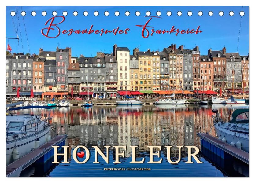 Honfleur - Bezauberndes Frankreich (Tischkalender 2027 DIN A5 quer) CALVENDO Monatskalender