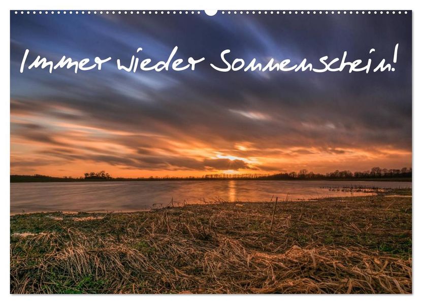 Immer wieder Sonnenschein (Wandkalender 2027 DIN A2 quer) CALVENDO Monatskalender