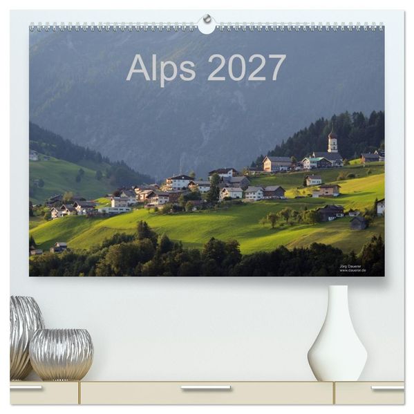 Alps 2027 (High Quality Premium Wall Calendar 2027 DIN A2 landscape)CALVENDO 12 Month Wall Calendar
