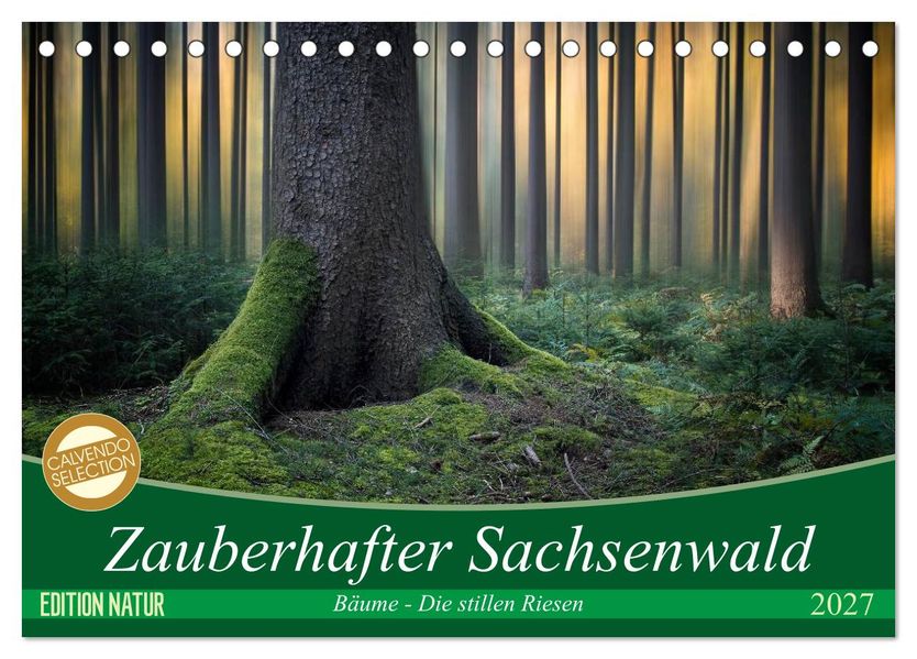 Zauberhafter Sachsenwald (Tischkalender 2027 DIN A5 quer) CALVENDO Monatskalender