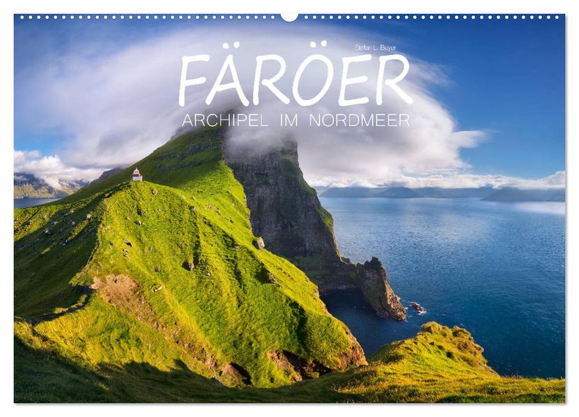 Färöer - Archipel im Nordmeer (Wandkalender 2027 DIN A2 quer) CALVENDO Monatskalender