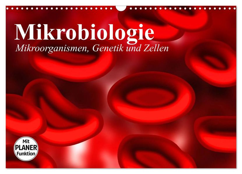 Mikrobiologie. Mikroorganismen Genetik und Zellen (Wandkalender 2027 DIN A3 quer) CALVENDO Monatskalender