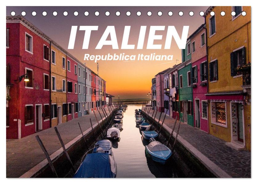 Italien - einzigartige Motive (Tischkalender 2027 DIN A5 quer) CALVENDO Monatskalender