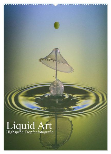 Liquid Art Highspeed Tropfenfotografie (Wandkalender 2027 DIN A2 hoch) CALVENDO Monatskalender