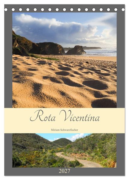 Rota Vicentina (Tischkalender 2027 DIN A5 hoch) CALVENDO Monatskalender