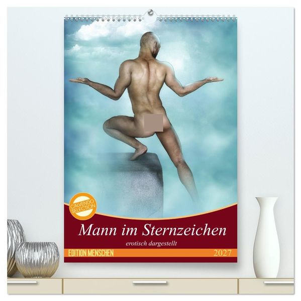Mann im Sternzeichen (hochwertiger Premium Wandkalender 2027 DIN A2 hoch) Kunstdruck in Hochglanz