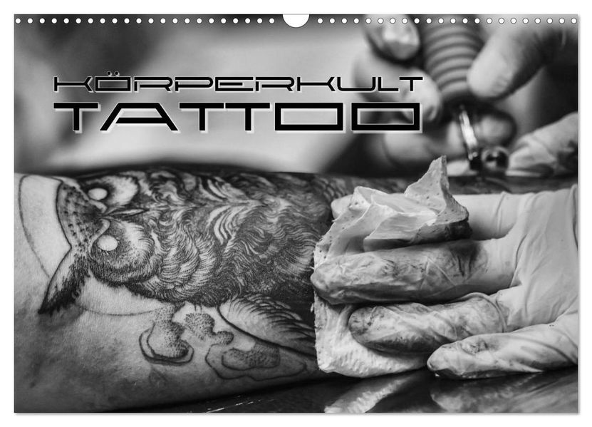 Körperkult Tattoo (Wandkalender 2027 DIN A3 quer) CALVENDO Monatskalender