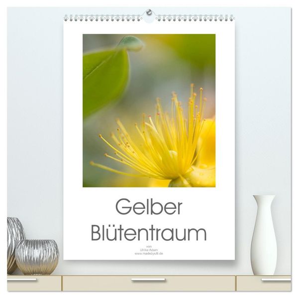 Gelber Blütentraum (hochwertiger Premium Wandkalender 2027 DIN A2 hoch) Kunstdruck in Hochglanz