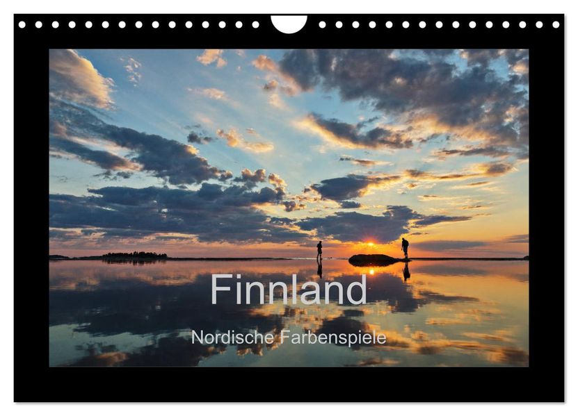 Finnland - Nordische Farbenspiele (Wandkalender 2027 DIN A4 quer) CALVENDO Monatskalender