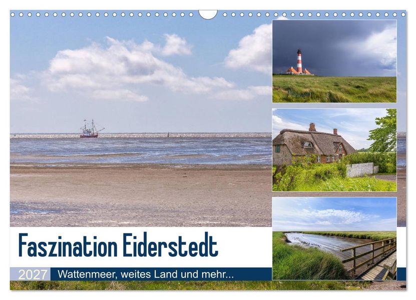 Faszination Eiderstedt (Wandkalender 2027 DIN A3 quer) CALVENDO Monatskalender