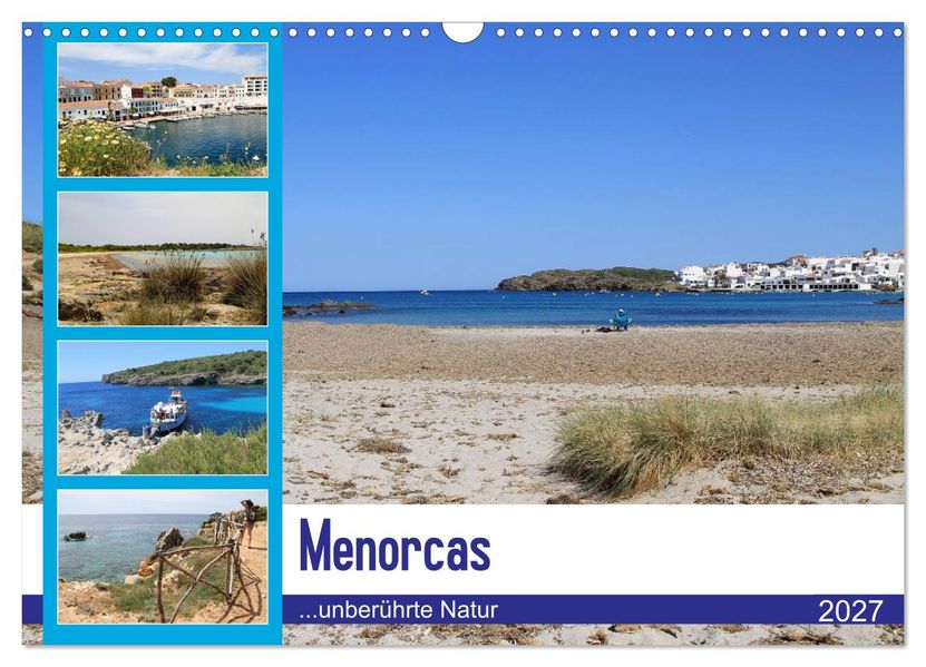 Menorcas unberührte Natur (Wandkalender 2027 DIN A3 quer) CALVENDO Monatskalender