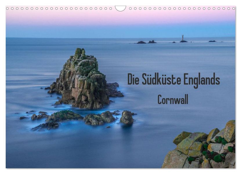 Die Südküste Englands - Cornwall (Wandkalender 2027 DIN A3 quer) CALVENDO Monatskalender