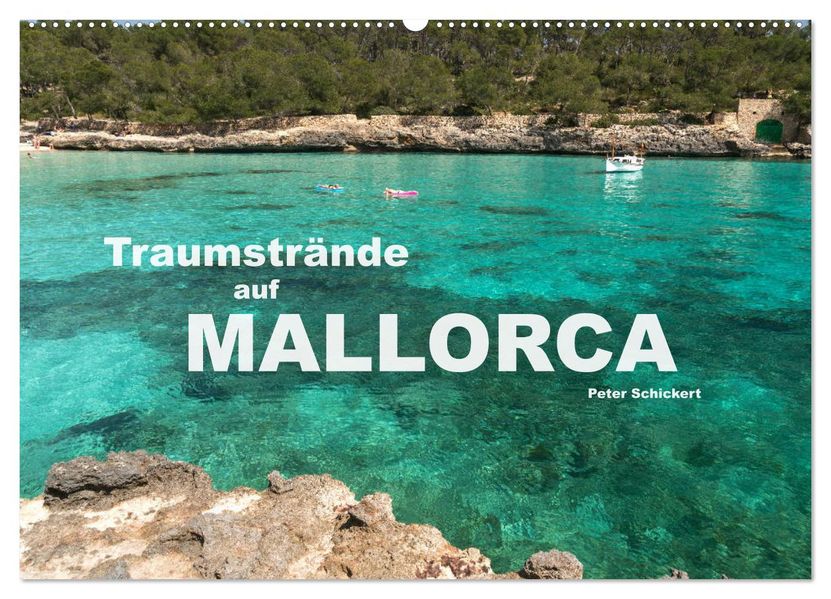 Traumstrände auf Mallorca (Wandkalender 2027 DIN A2 quer) CALVENDO Monatskalender