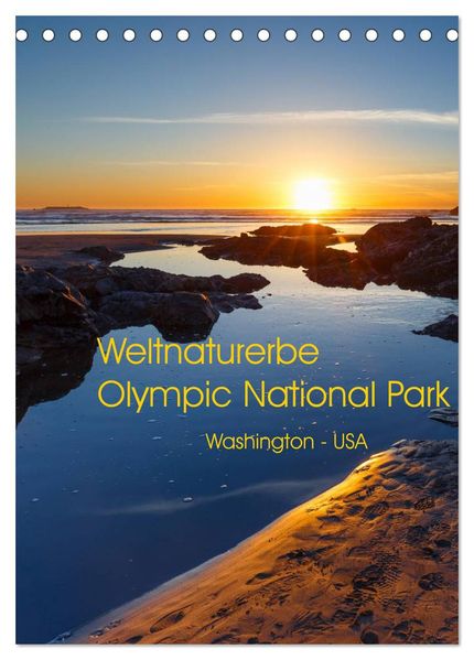 Weltnaturerbe Olympic National Park (Tischkalender 2027 DIN A5 hoch) CALVENDO Monatskalender