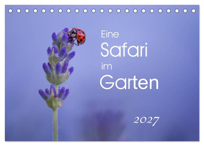 Eine Safari im Garten (Tischkalender 2027 DIN A5 quer) CALVENDO Monatskalender