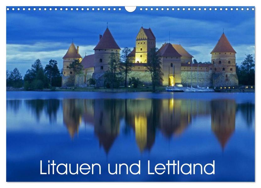 Litauen und Lettland (Wandkalender 2027 DIN A3 quer) CALVENDO Monatskalender