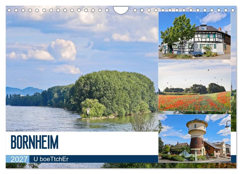 Bornheim (Wandkalender 2027 DIN A4 quer) CALVENDO Monatskalender