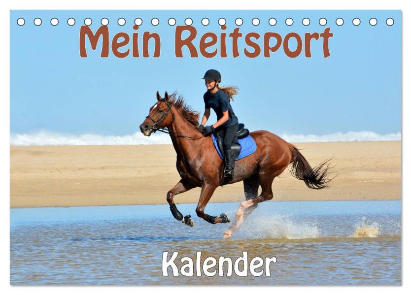 Mein Reitsport Kalender (Tischkalender 2027 DIN A5 quer) CALVENDO Monatskalender