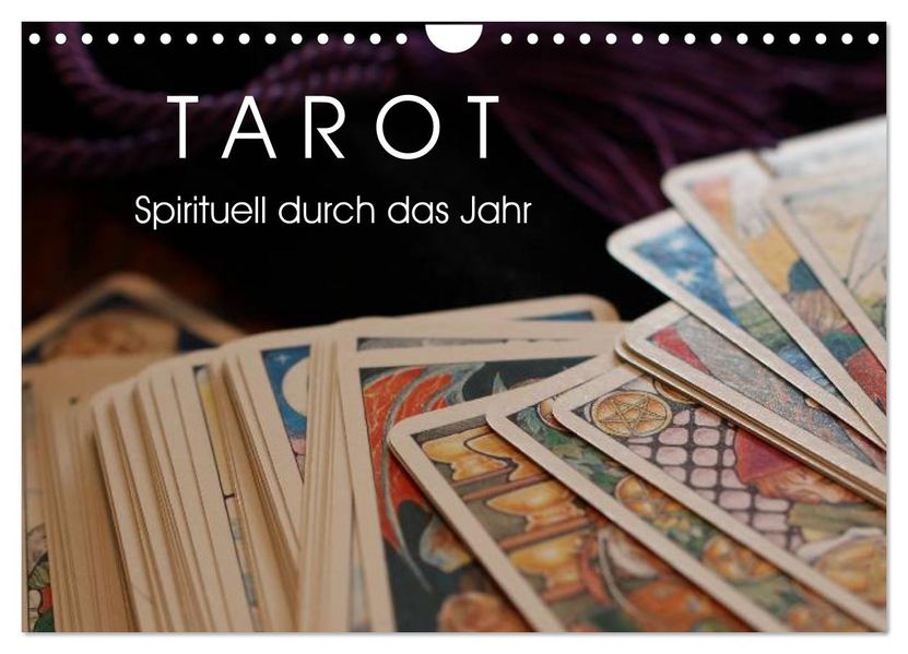 Tarot. Spirituell durch das Jahr (Wandkalender 2027 DIN A4 quer) CALVENDO Monatskalender