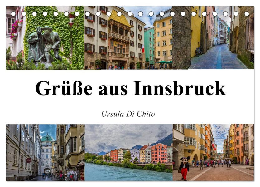 Grüße aus Innsbruck (Tischkalender 2027 DIN A5 quer) CALVENDO Monatskalender
