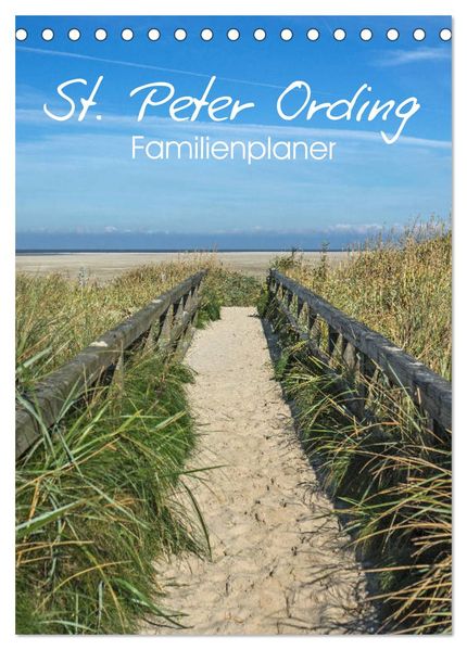 St. Peter Ording Familienplaner (Tischkalender 2027 DIN A5 hoch) CALVENDO Monatskalender