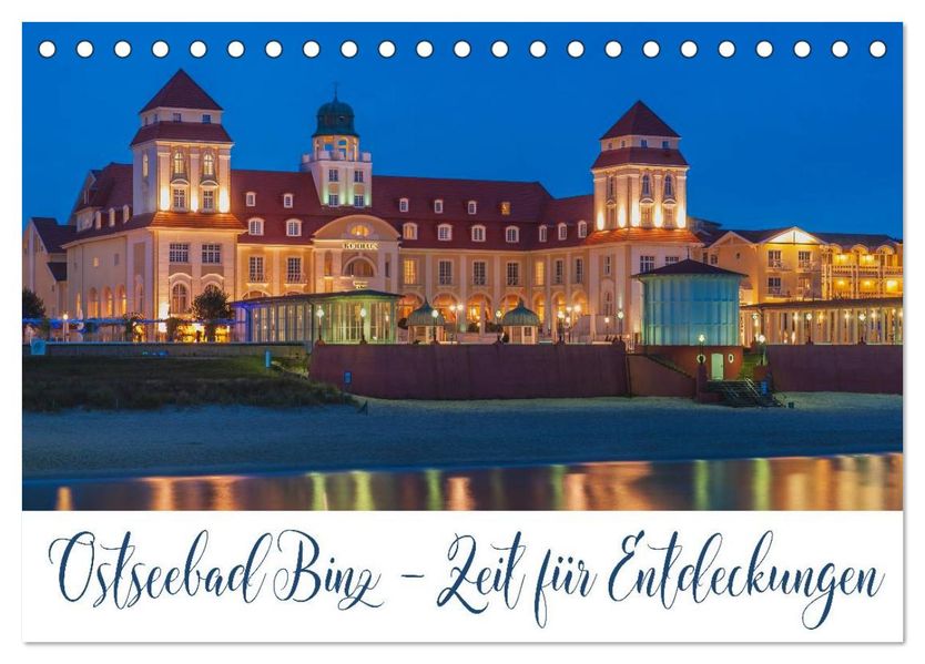 Ostseebad Binz - Zeit für Erholung (Tischkalender 2027 DIN A5 quer) CALVENDO Monatskalender