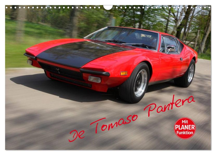 De Tomaso Pantera (Wandkalender 2027 DIN A3 quer) CALVENDO Monatskalender