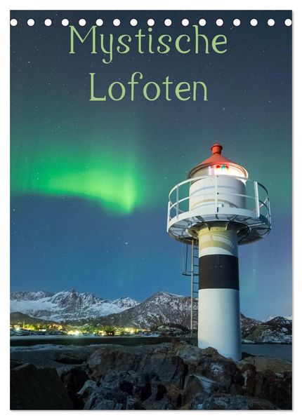 Mystische Lofoten (Tischkalender 2027 DIN A5 hoch) CALVENDO Monatskalender