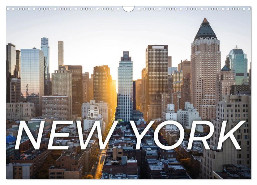 Traumstadt New York (Wandkalender 2027 DIN A3 quer) CALVENDO Monatskalender