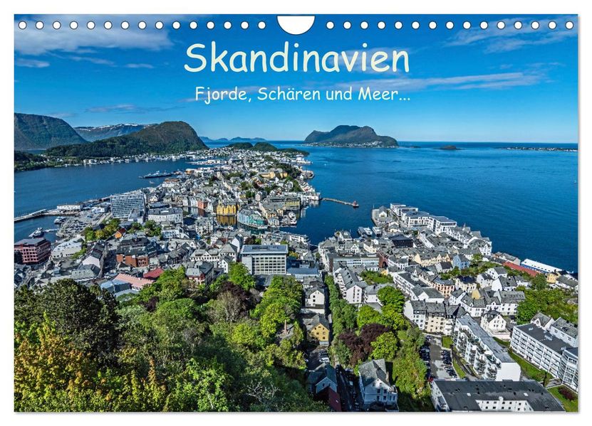 Skandinavien - Fjorde Schären und Meer... (Wandkalender 2027 DIN A4 quer) CALVENDO Monatskalender