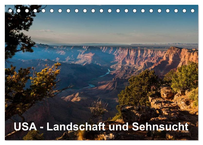 USA - Landschaft und Sehnsucht (Tischkalender 2027 DIN A5 quer) CALVENDO Monatskalender