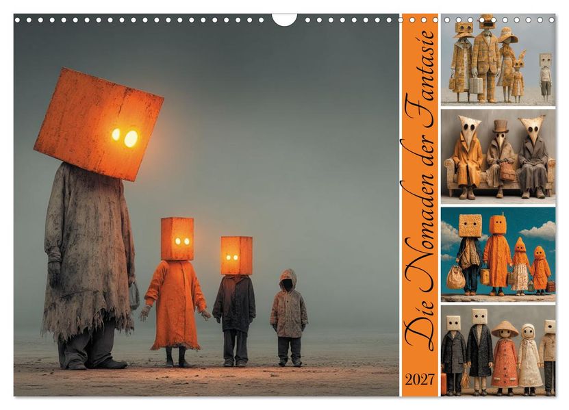 Die Nomaden der Fantasie (Wandkalender 2027 DIN A3 quer) CALVENDO Monatskalender