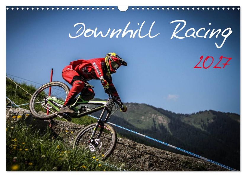 Downhill Racing 2027 (Wandkalender 2027 DIN A3 quer) CALVENDO Monatskalender
