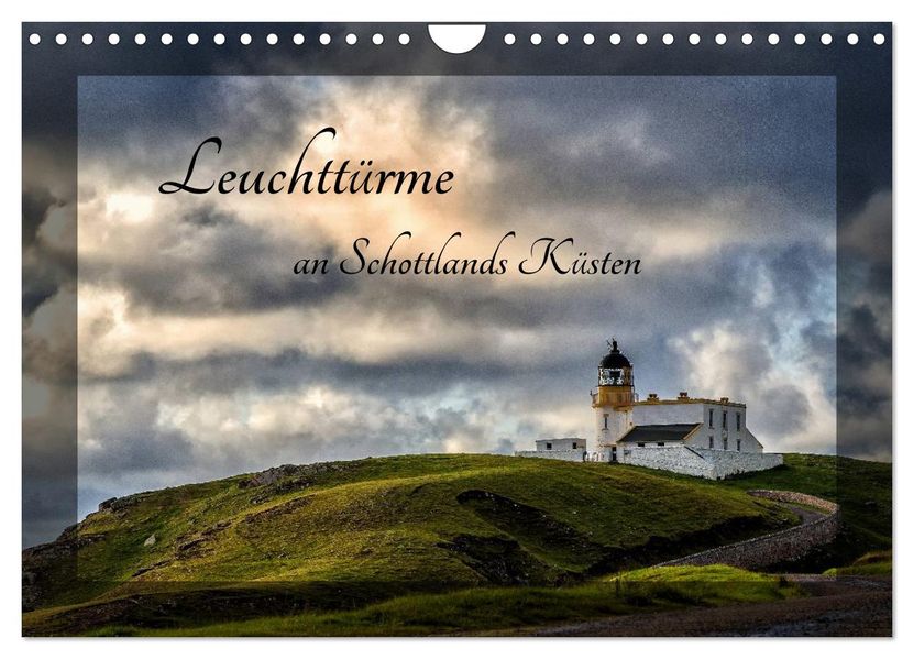 Leuchttürme an Schottlands Küsten (Wandkalender 2027 DIN A4 quer) CALVENDO Monatskalender