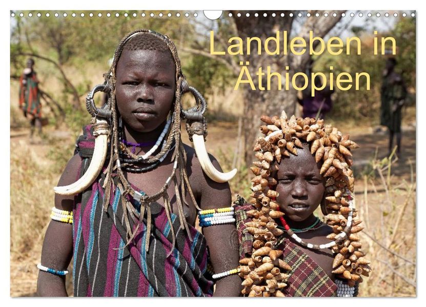 Landleben in Äthiopien (Wandkalender 2027 DIN A3 quer) CALVENDO Monatskalender