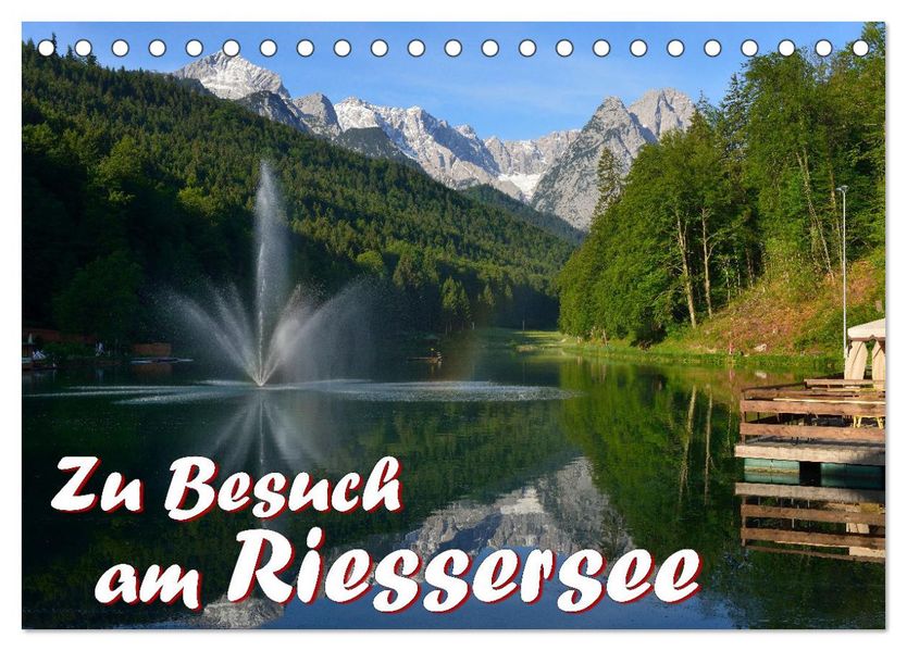 Zu Besuch am Riessersee (Tischkalender 2027 DIN A5 quer) CALVENDO Monatskalender