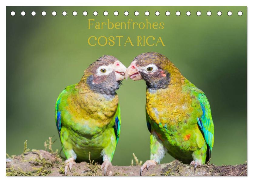 Farbenfrohes Costa Rica (Tischkalender 2027 DIN A5 quer) CALVENDO Monatskalender
