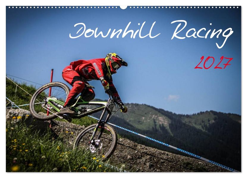 Downhill Racing 2027 (Wandkalender 2027 DIN A2 quer) CALVENDO Monatskalender
