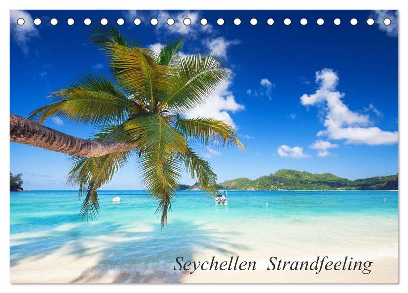 Seychellen Strandfeeling (Tischkalender 2027 DIN A5 quer) CALVENDO Monatskalender