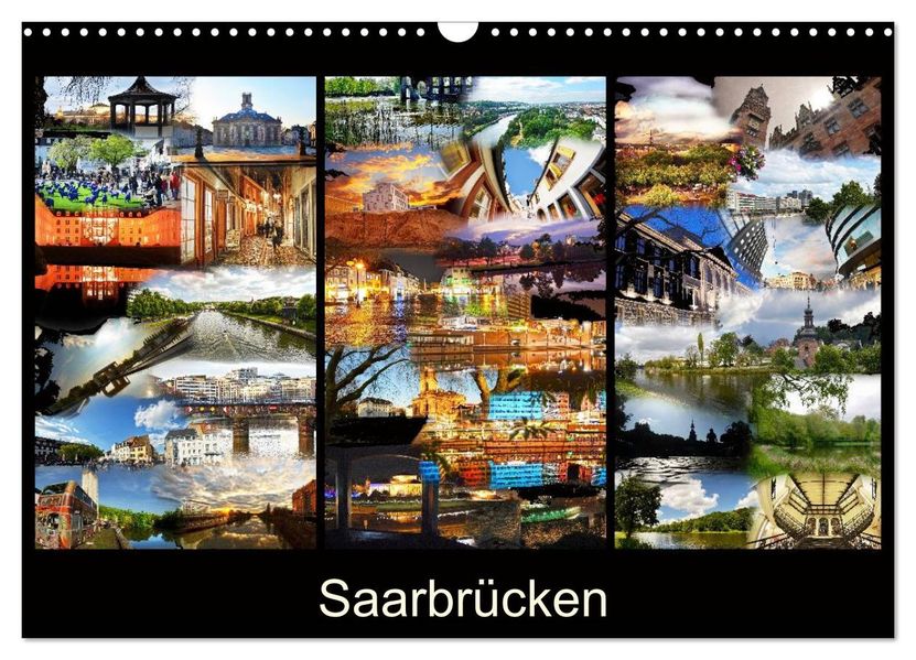 Saarbrücken (Wandkalender 2027 DIN A3 quer) CALVENDO Monatskalender