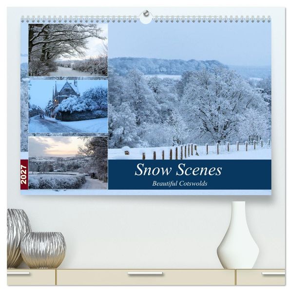 Snow Scenes (High Quality Premium Wall Calendar 2027 DIN A2 landscape)CALVENDO 12 Month Wall Calendar