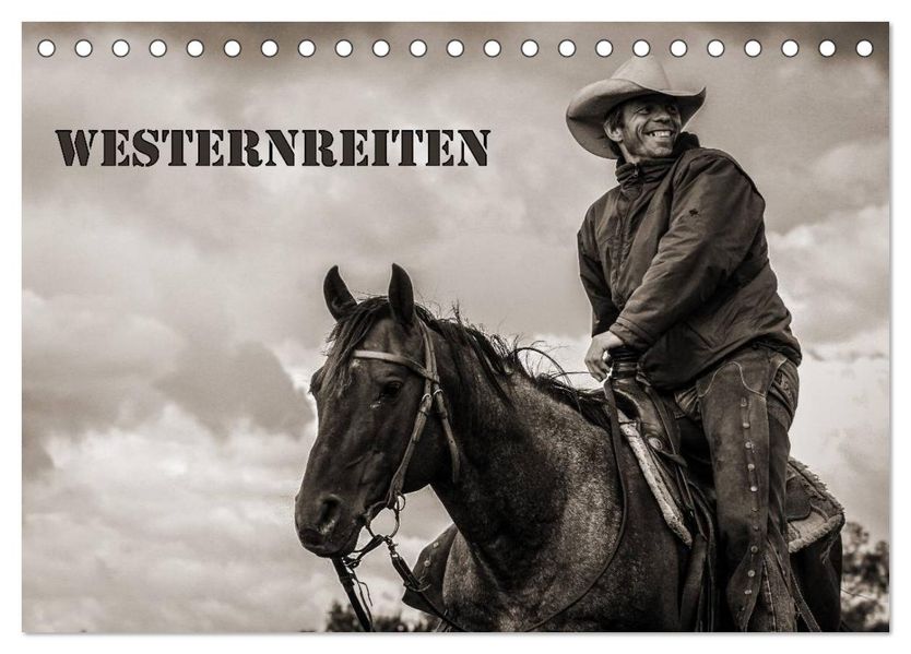 Westernreiten (Tischkalender 2027 DIN A5 quer) CALVENDO Monatskalender